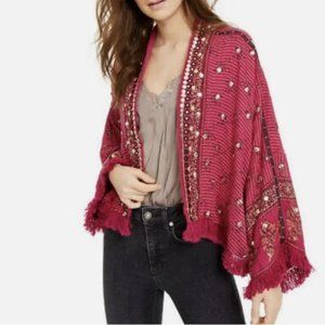 Free People Rays of Light sequins kimono M